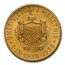 1938-R Albania Gold 50 Franga Ari Zog I MS-64 NGC