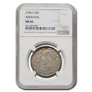 1938-S Arkansas Centennial Commemorative Half Dollar MS-66 NGC