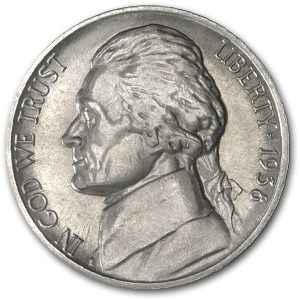 1938-S Jefferson Nickel AU