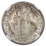 1938-S Mercury Dime MS-67+ NGC (FB)
