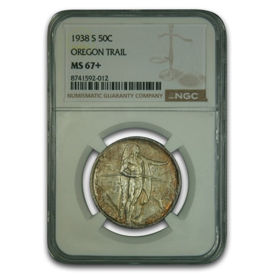 1938-S Oregon Commemorative Half Dollar MS-67+ NGC