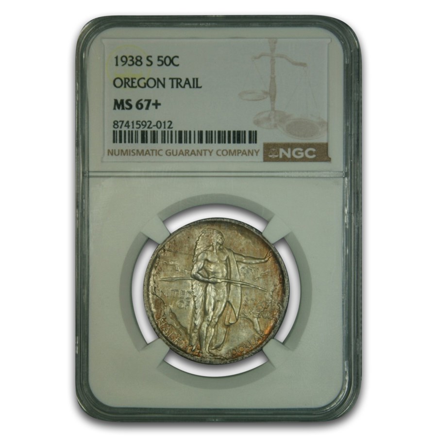 1938-S Oregon Commemorative Half Dollar MS-67+ NGC