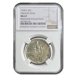 1938-S Oregon Trail Commemorative Half Dollar MS-67 NGC
