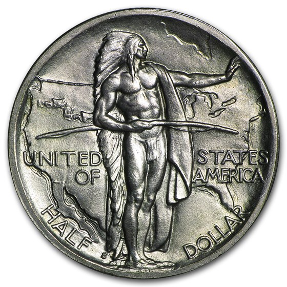 1938-S Oregon Trail Memorial Half Dollar Commem Half BU