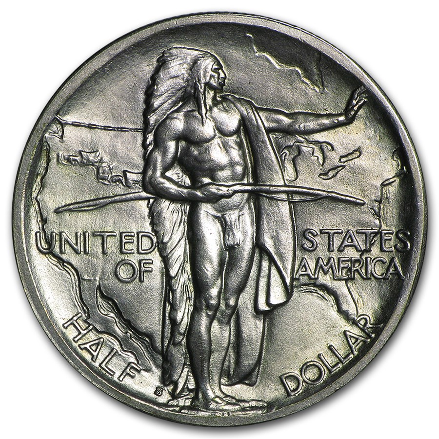 1938-S Oregon Trail Memorial Half Dollar Commem Half BU