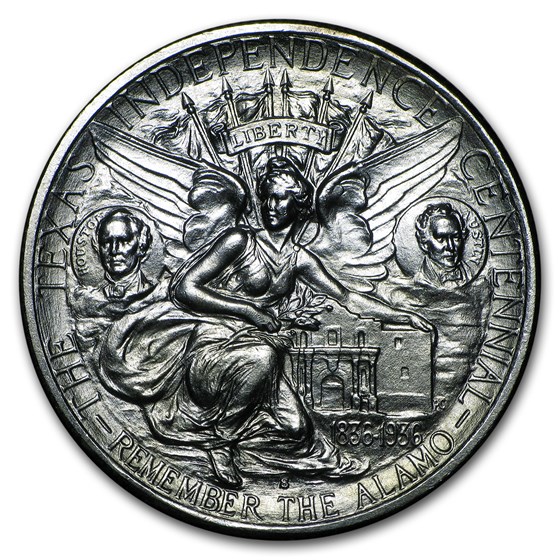 1938-S Texas Independence Centennial Half BU 1938-S Texas Independence Centennial Half BU