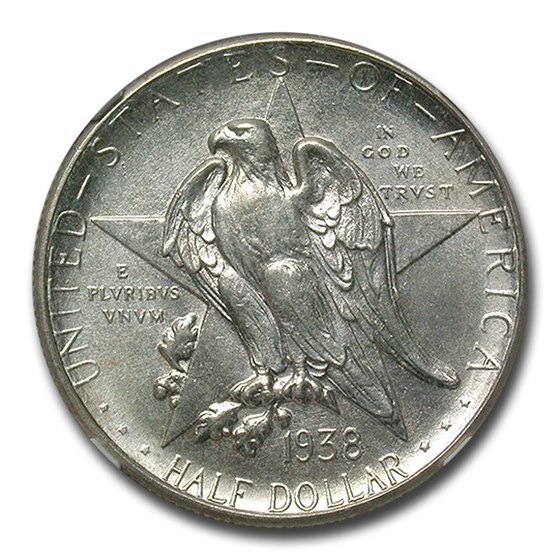 1938 Texas Half Dollar MS-65 NGC
