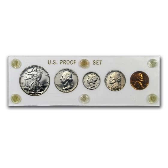 1938 U.S. Proof Set (Hard Plastic Holder) 1938 U.S. Proof Set (Hard Plastic Holder)