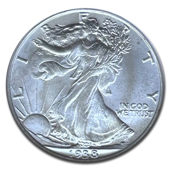 1938 Walking Liberty Half Dollar MS-65 NGC 1938 Walking Liberty Half Dollar MS-65 NGC