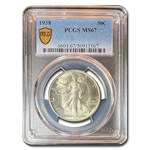 1938 Walking Liberty Half Dollar MS-67 PCGS