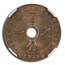 1939-A French Indo-China Centime MS-64 NGC (Red/Brown)