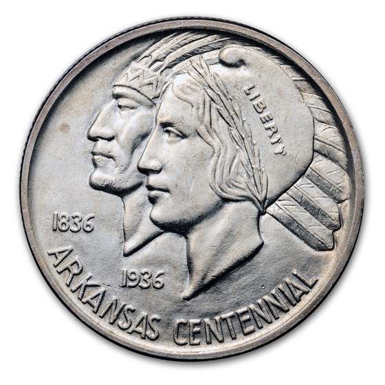 1939 Arkansas Centennial Half Dollar Commemorative BU 1939 Arkansas Centennial Half Dollar Commemorative BU