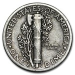 1939-D Mercury Dime Fine/VF