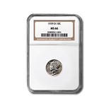 1939-D Mercury Dime MS-66 NGC