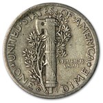 1939-D Mercury Dime XF