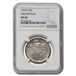 1939-D Oregon Trail Commemorative Half Dollar MS-68 NGC