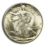 1939-D Walking Liberty Half Dollar MS-64 PCGS
