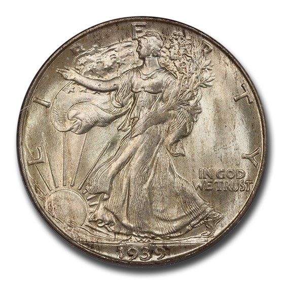 1939-D Walking Liberty Half Dollar MS-65 PCGS CAC 1939-D Walking Liberty Half Dollar MS-65 PCGS CAC