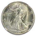 1939-D Walking Liberty Half Dollar MS-66+ NGC