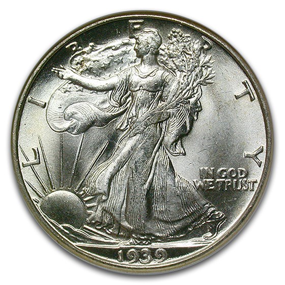 1939-D Walking Liberty Half Dollar MS-66 NGC