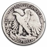 1939-D Walking Liberty Halves 20-Coin Roll Avg Circ