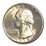 1939-D Washington Quarter MS-66 PCGS