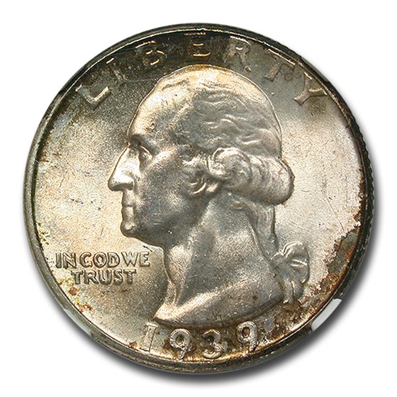 1939-D Washington Quarter MS-67 NGC 1939-D Washington Quarter MS-67 NGC