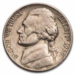 1939 Jefferson Nickel 40-Coin Roll Avg Circ