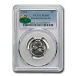 1939 Jefferson Nickel MS-66 PCGS CAC (Doubled Monticello)