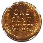 1939 Lincoln Cent PF-67 NGC (Red)