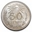 1939-M Mexico Silver 50 Centavos BU