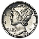 1939 Mercury Dime AU