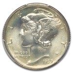 1939 Mercury Dime MS-68 PCGS (FB)