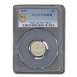 1939 Mercury Dime MS-68 PCGS (FB)