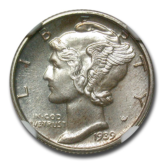 1939 Mercury Dime PF-67 NGC 1939 Mercury Dime PF-67 NGC