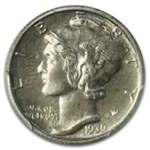 1939 Mercury Dime PR-66 PCGS CAC