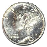 1939 Mercury Dime PR-68 PCGS
