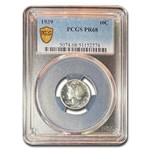 1939 Mercury Dime PR-68 PCGS