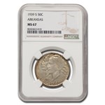 1939-S Arkansas Centennial Commemorative Half Dollar MS-67 NGC
