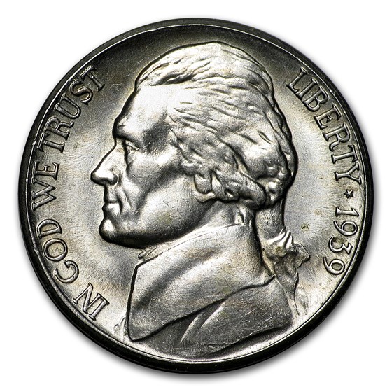 1939-S Jefferson Nickel BU 1939-S Jefferson Nickel BU