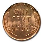 1939-S Lincoln Cent MS-67+ NGC (Red)