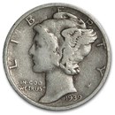 1939-S Mercury Dime Avg Circ