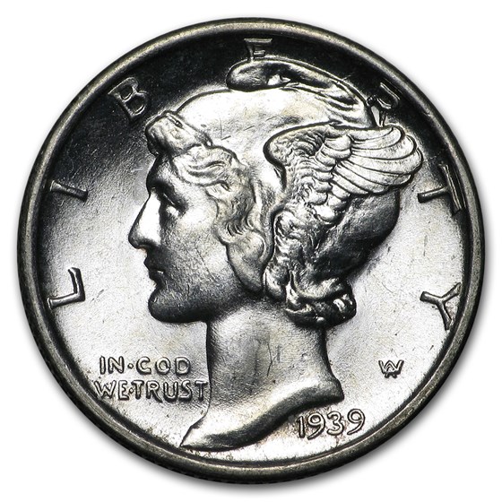 1939-S Mercury Dime BU 1939-S Mercury Dime BU