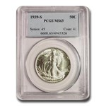 1939-S Walking Liberty Half Dollar MS-63 PCGS