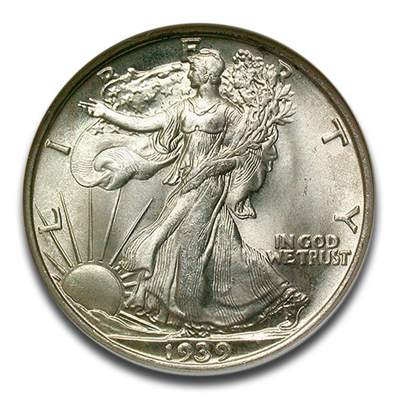 1939-S Walking Liberty Half Dollar MS-66 NGC