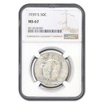 1939-S Walking Liberty Half Dollar MS-67 NGC
