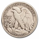 1939-S Walking Liberty Halves 20-Coin Roll Avg Circ