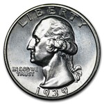 1939-S Washington Quarter AU