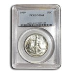 1939 Walking Liberty Half Dollar MS-64 PCGS