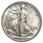 1939 Walking Liberty Half Dollar MS-65 NGC